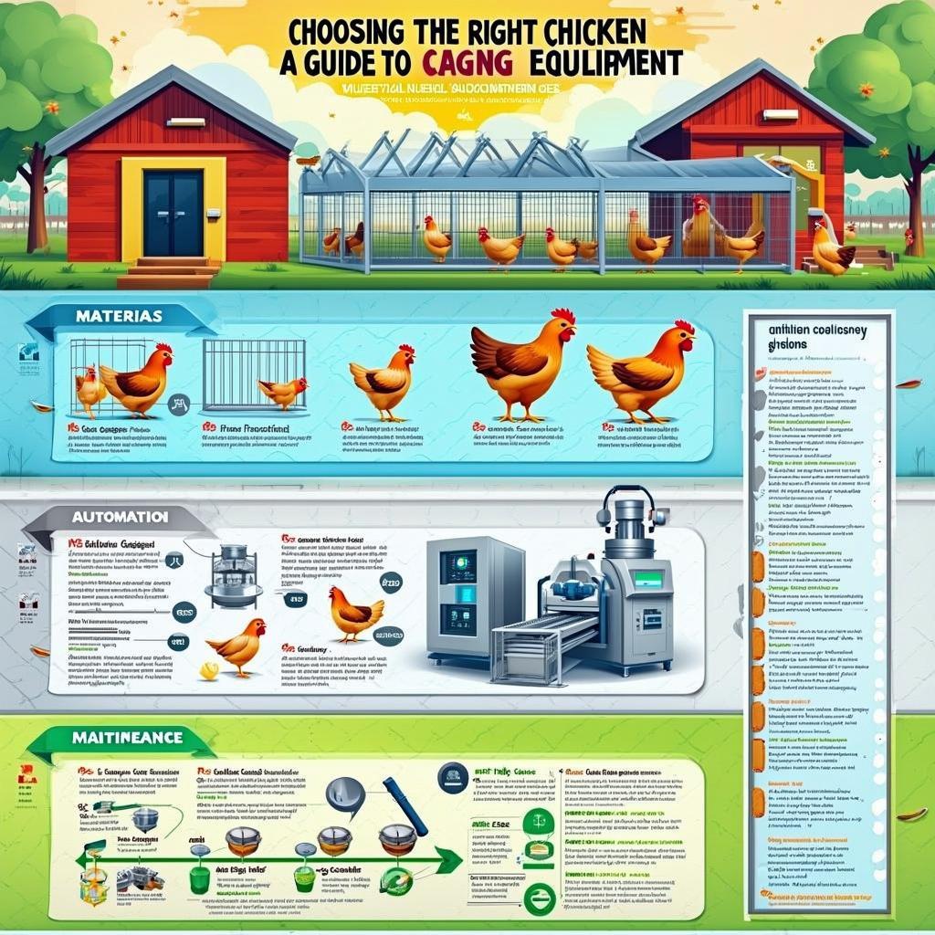 Choosing the Right Chicken Caging Equipment: A Guide to Materials, Automation, and Maintenance